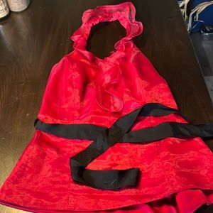Beautiful red White House Black Market halter top.  Never worn. Very sexy!